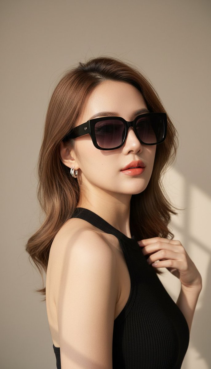 Profile / Avatar - East Asian Woman in Ribbed Halter Top - Image 4