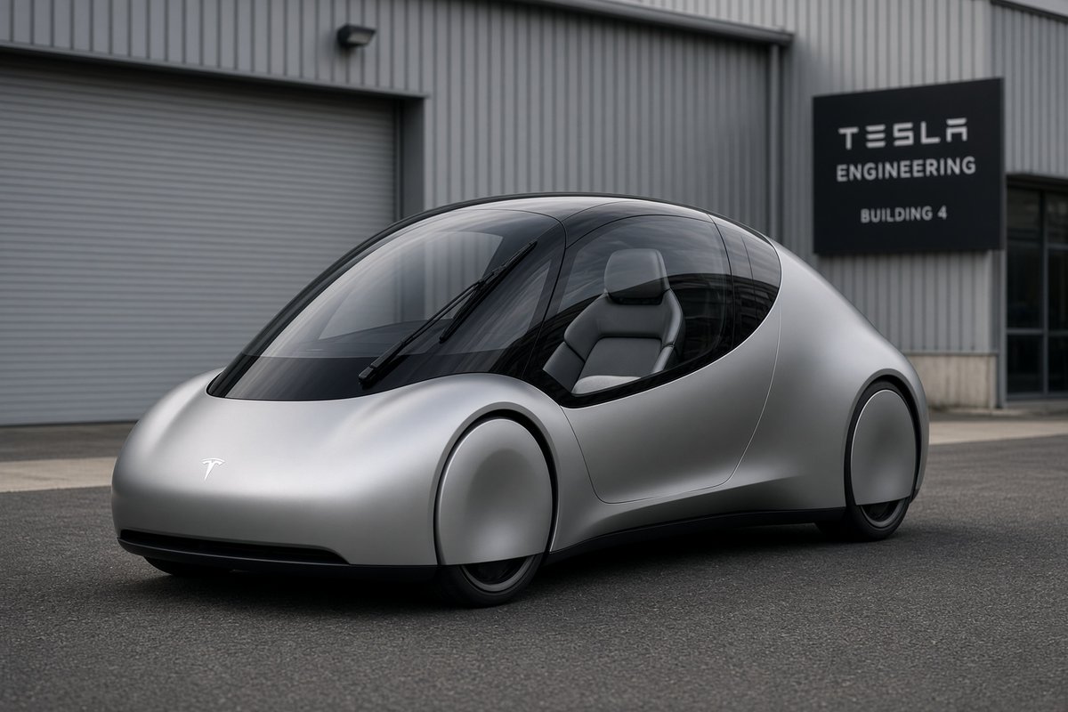 Product Marketing - Photorealistic Tesla Autonomous Prototype - Image 2
