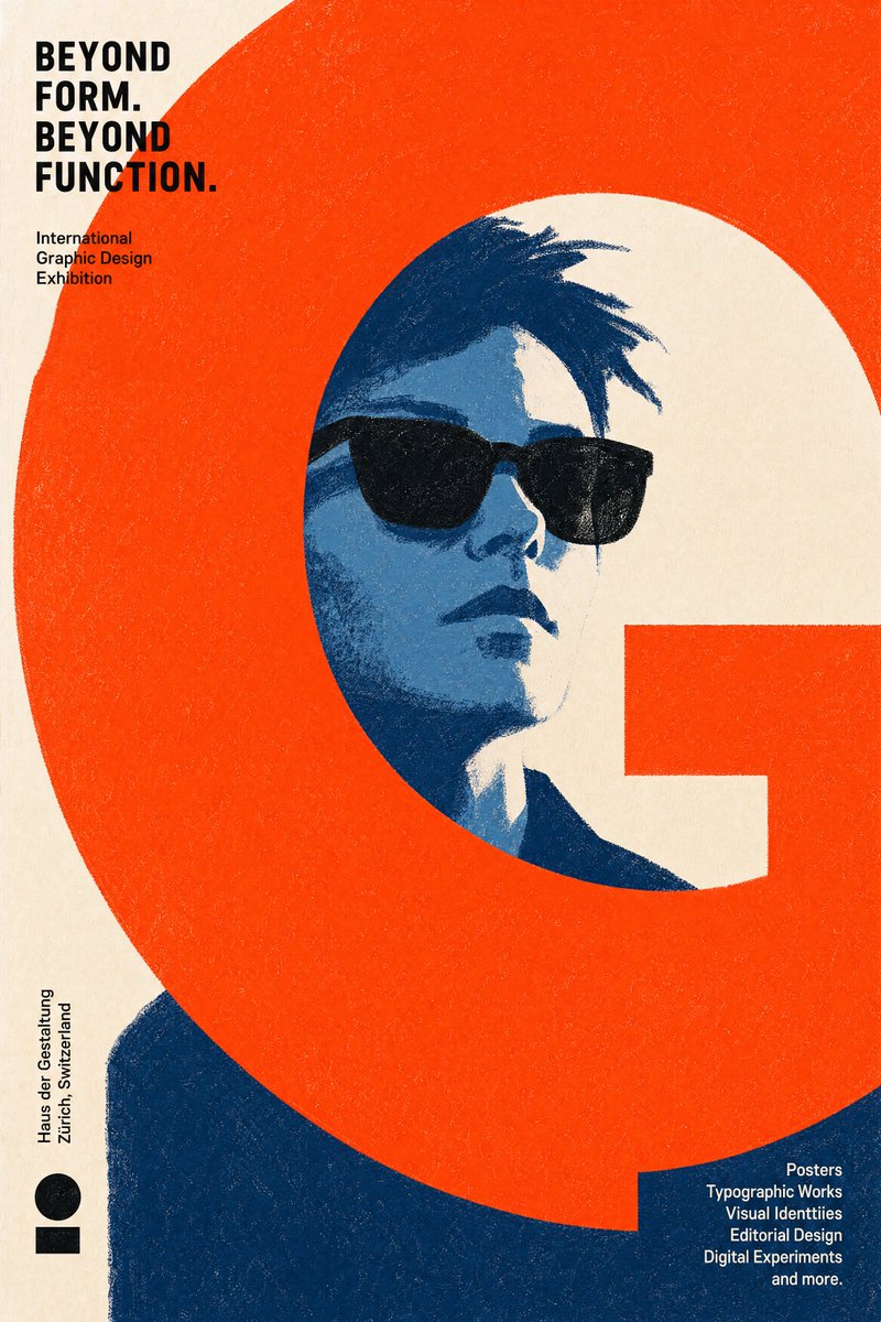 Contemporary Graphic Design Exhibition Poster