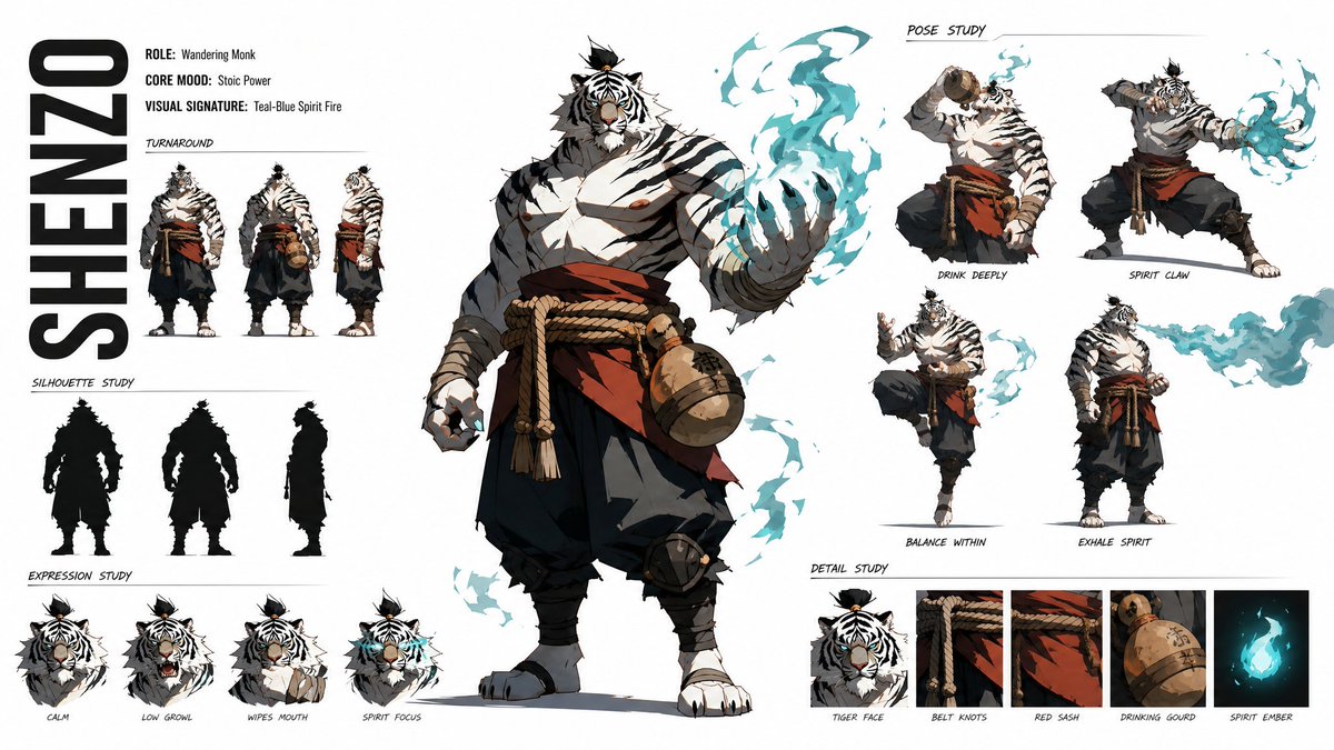High-Fashion Character Concept Sheet