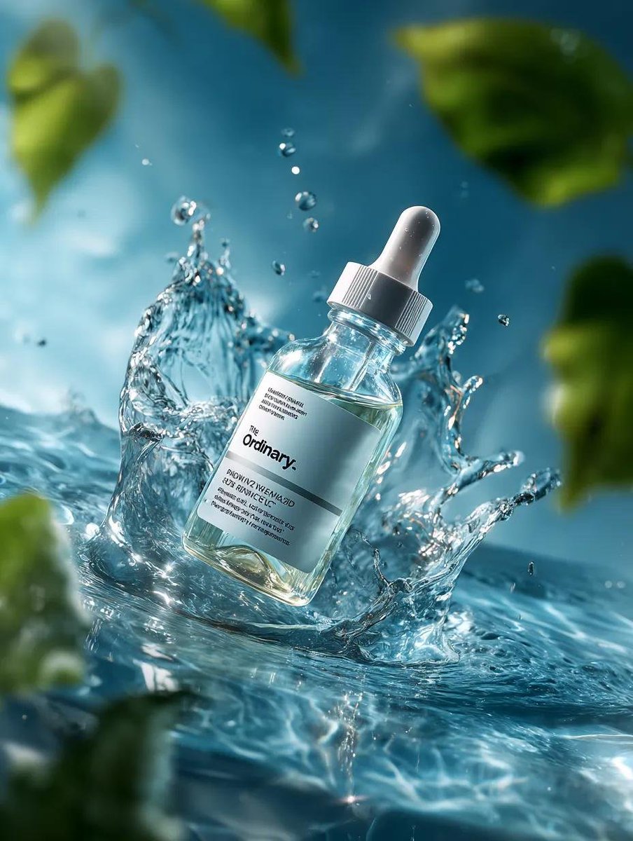 Luxury Serum Splash Advertisement