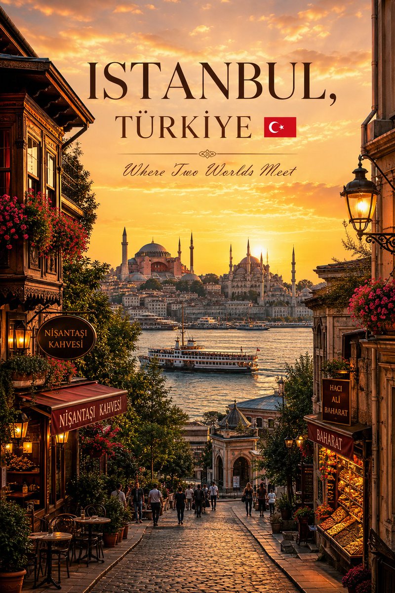 Luxury Istanbul Travel Poster