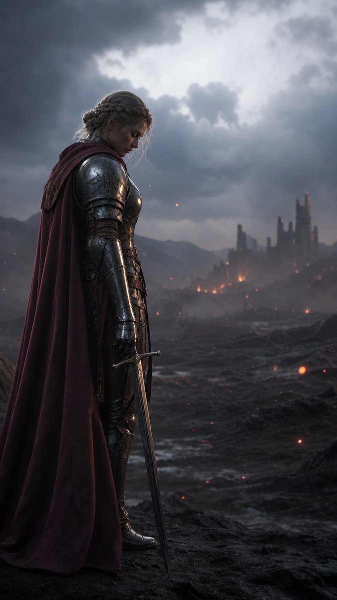 Solemn Knight on Ashen Battlefield