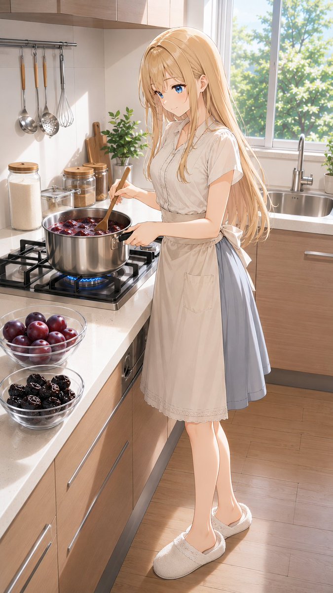 Social Media Post - Anime Girl Cooking Prunes - Image 2