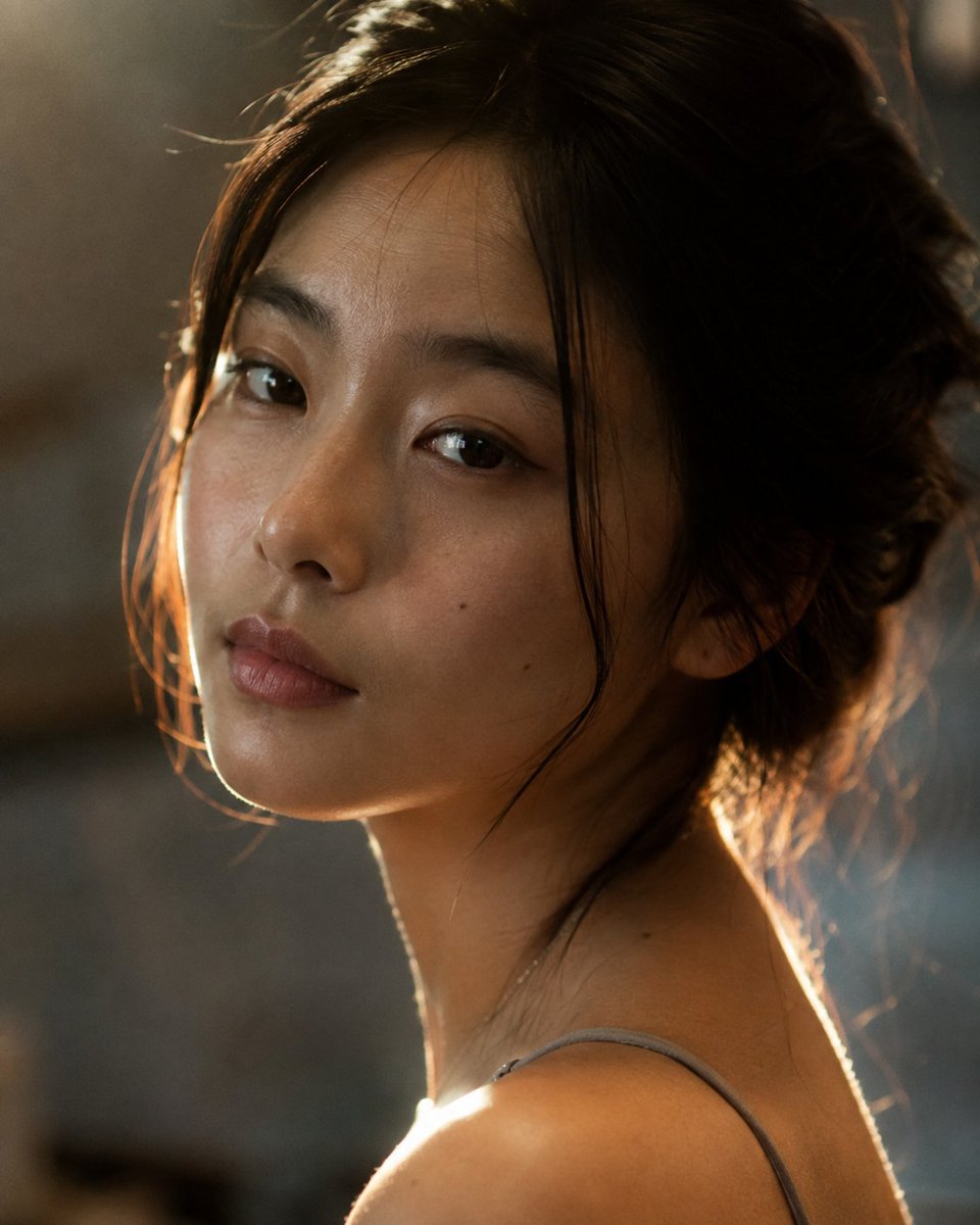 Cinematic Backlit Portrait