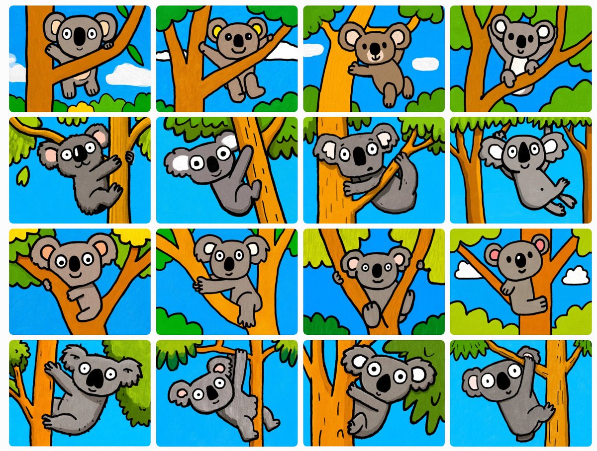 Infographic / Edu Visual - Cartoon Koala Hanging From Tree - Image 2