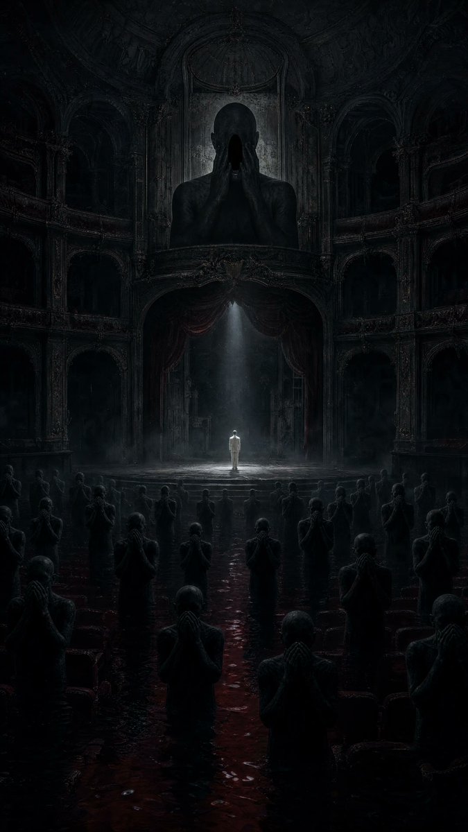 Dark Surrealist Flooded Opera House
