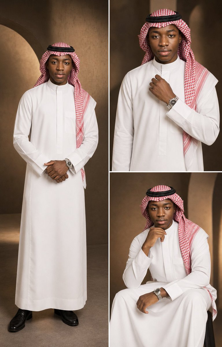 Luxury Arabian Fashion Triptych