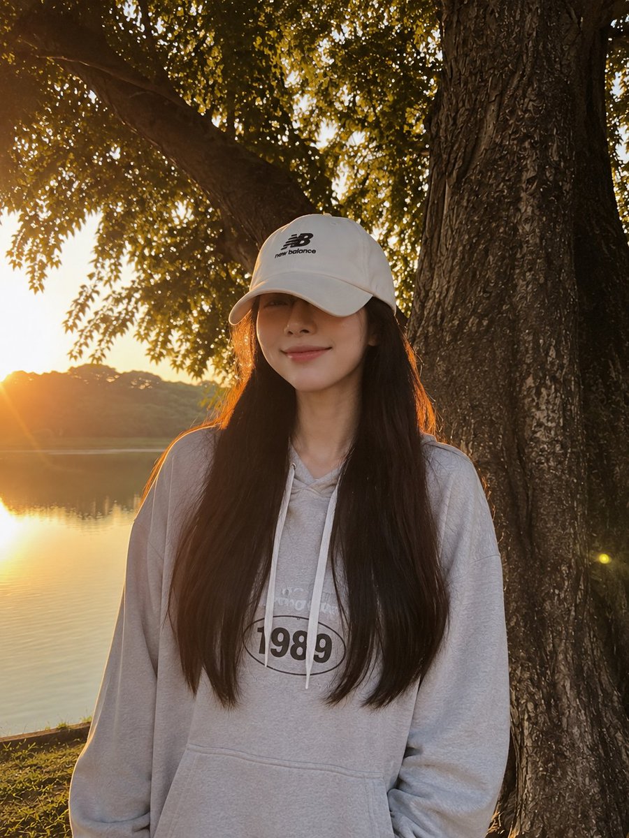Summer Lake Bicycle Portrait