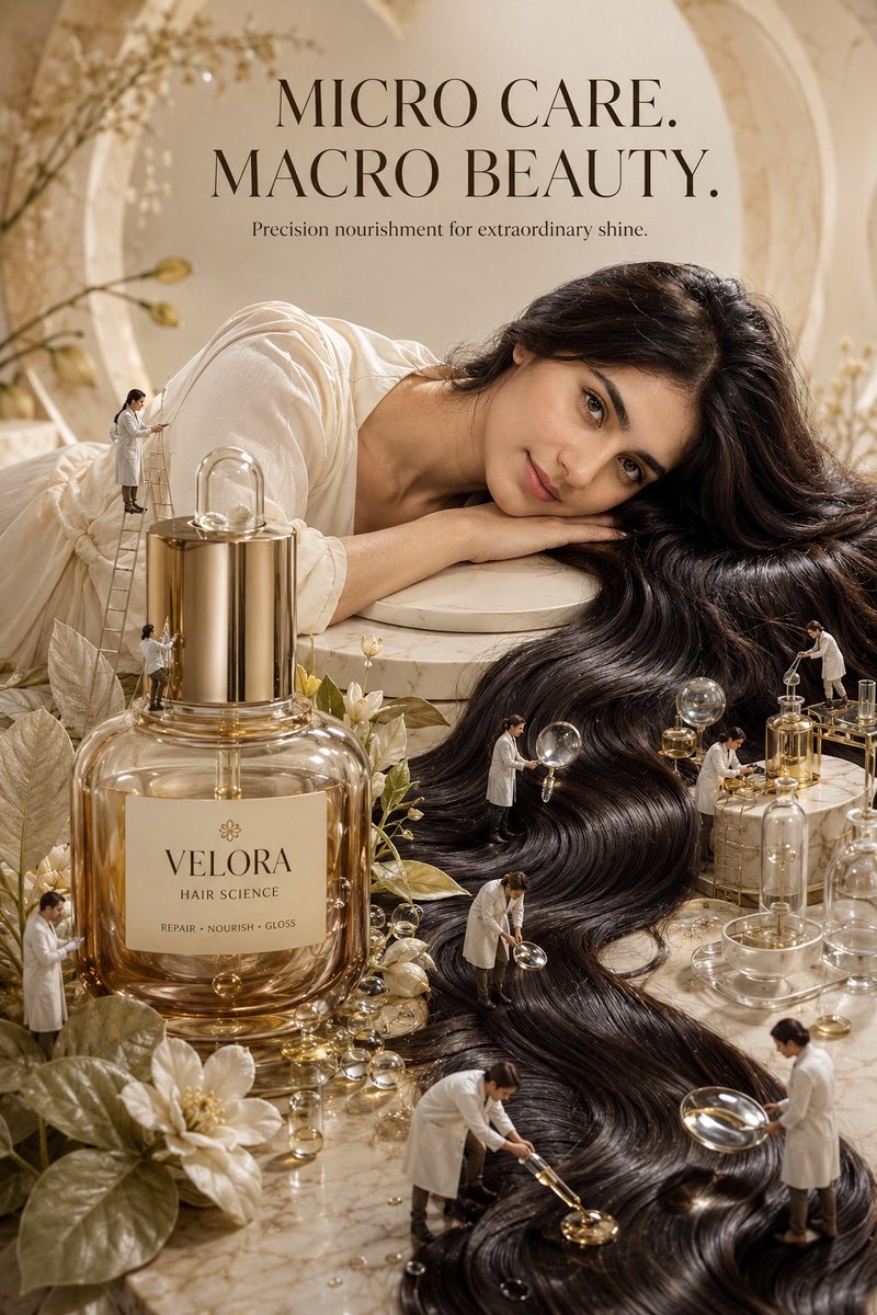 Luxury Beauty Campaign Poster