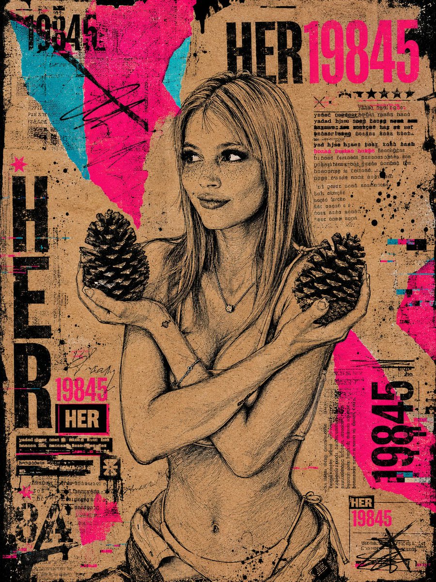 Grunge Style Urban Art Collage