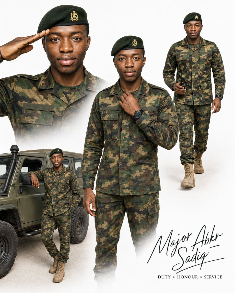 Military Editorial Portrait Collage