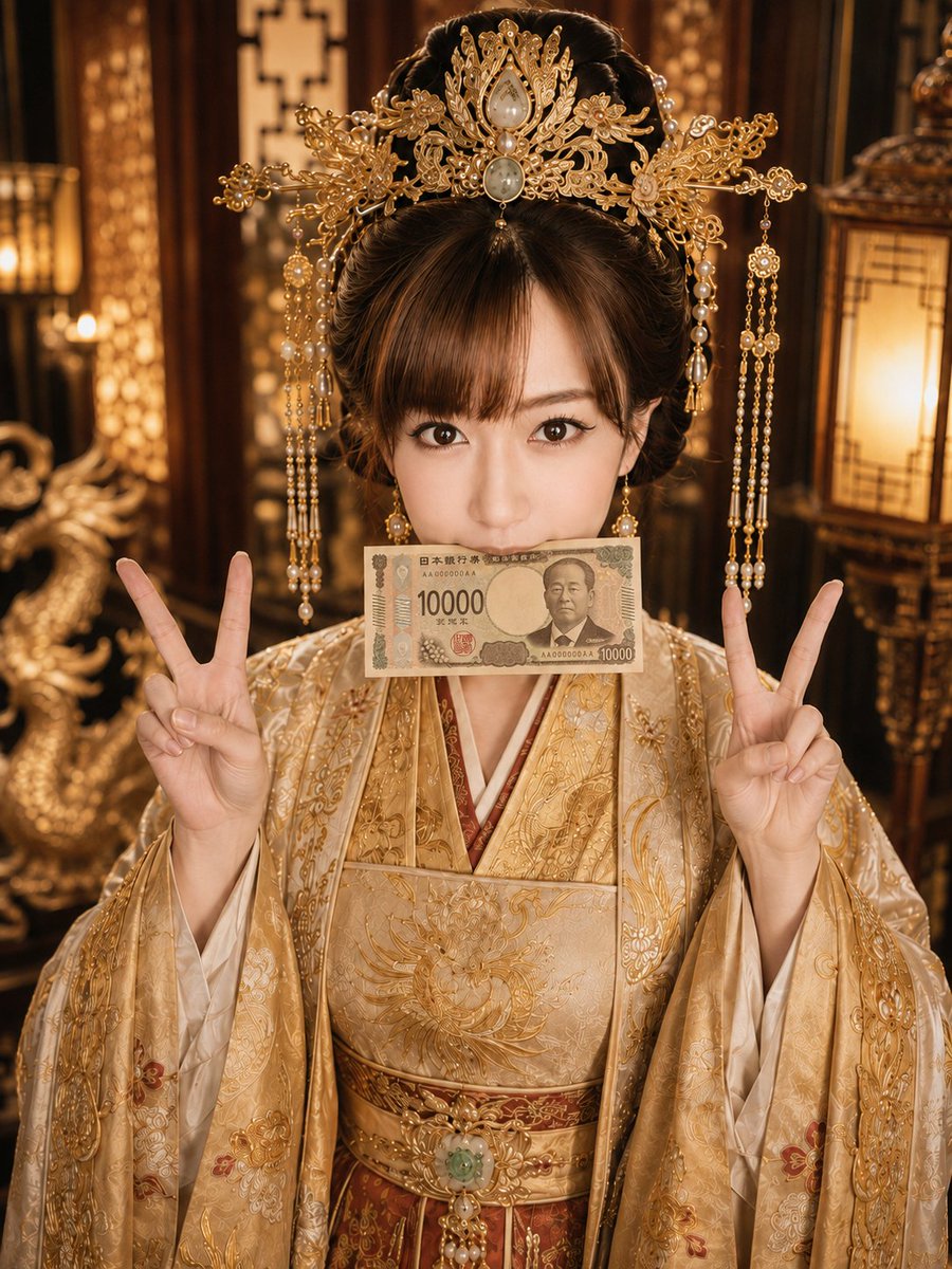 Imperial Princess with 10000 Yen