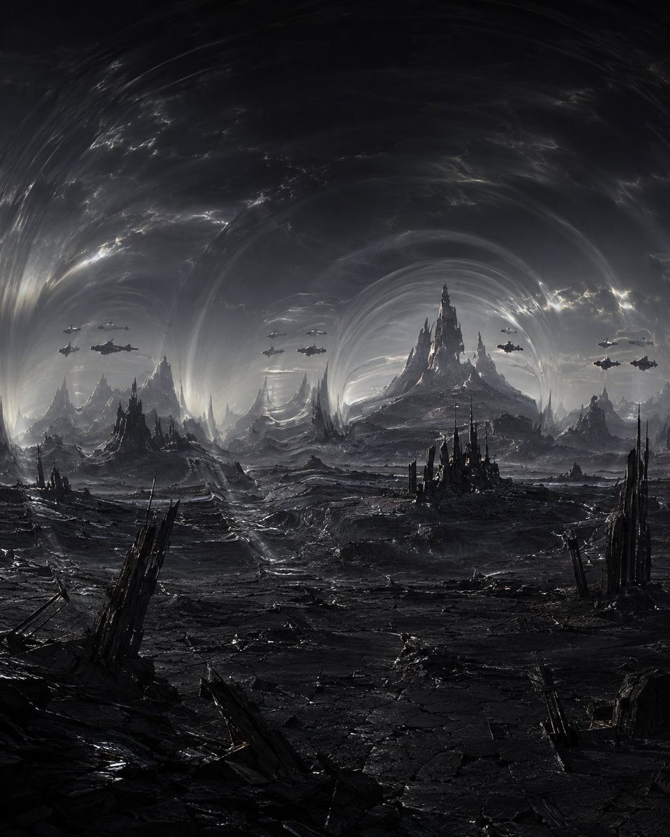 Dark Alien Vibration Wasteland