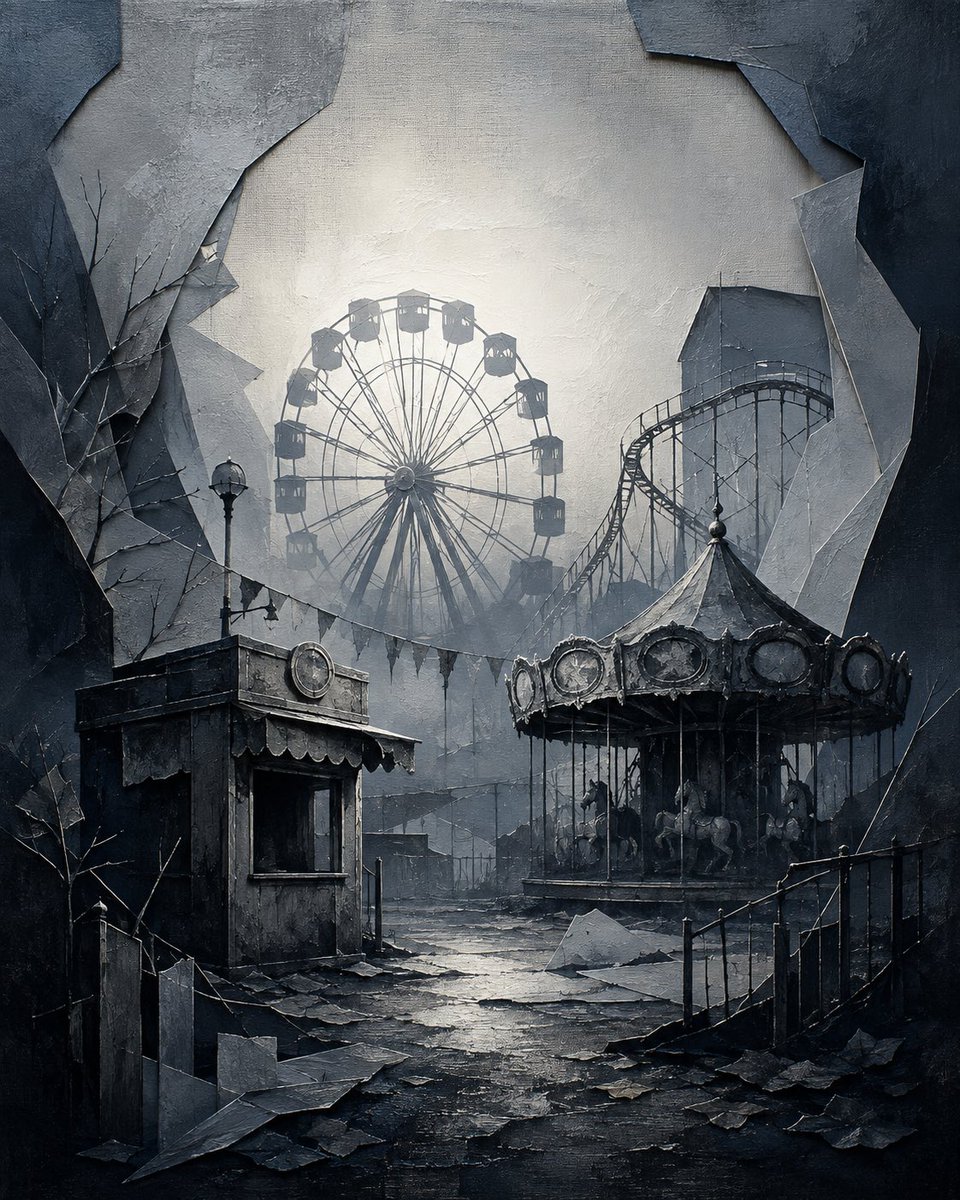 Abandoned Gothic Amusement Park