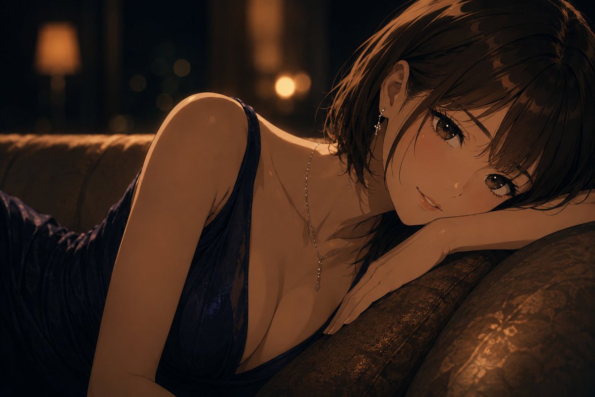 Cinematic Anime Lounge Portrait