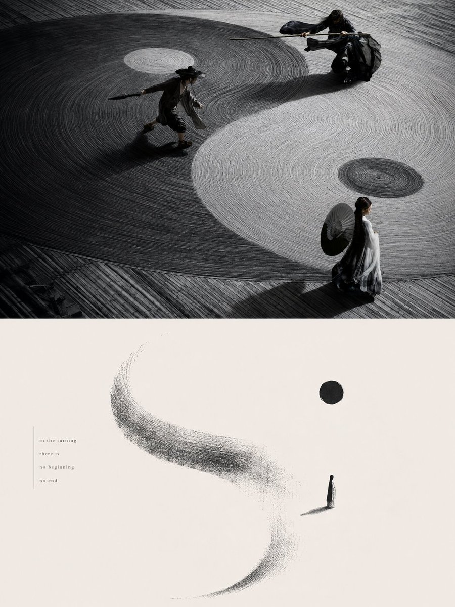 Infographic / Edu Visual - Zen Lake Meditation Diptych - Image 3