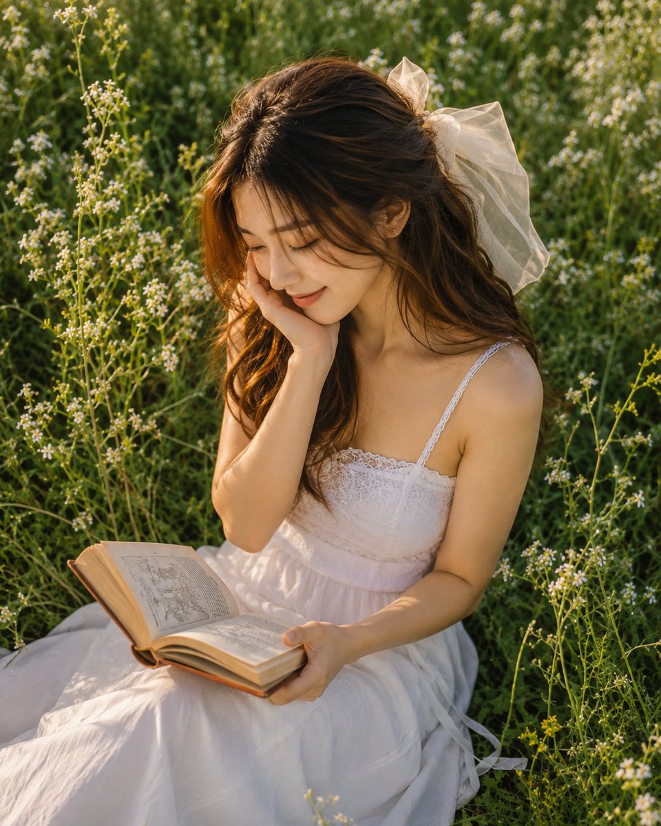 Social Media Post - Meadow Reading Lifestyle Photography · 2