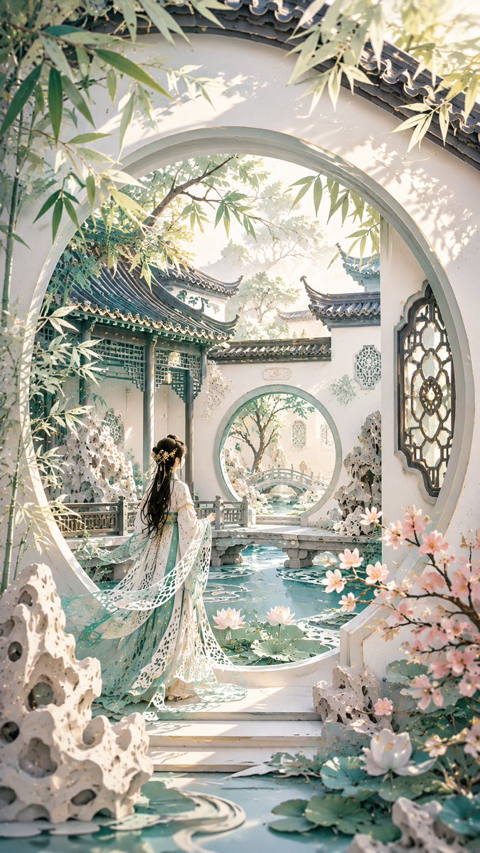 Modern Suzhou Garden Papercut Art