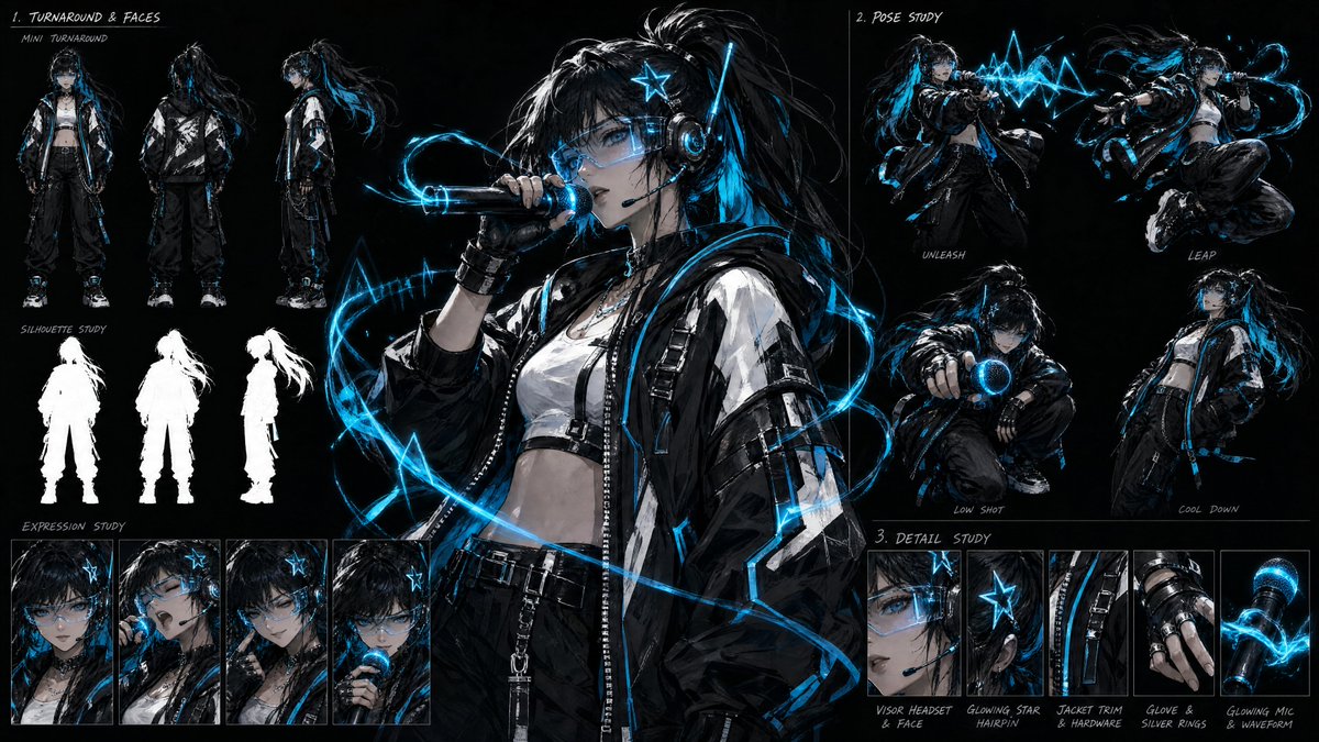 Cyberpunk Vocalist Character Sheet