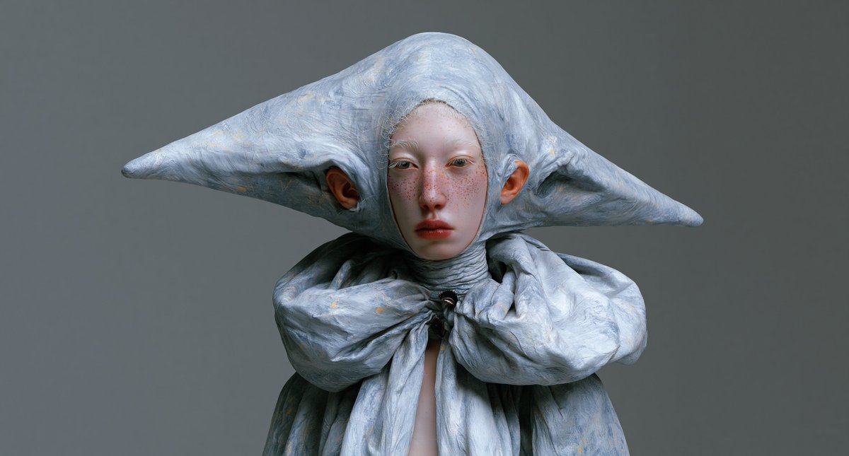 Surreal Elf Couture Portrait