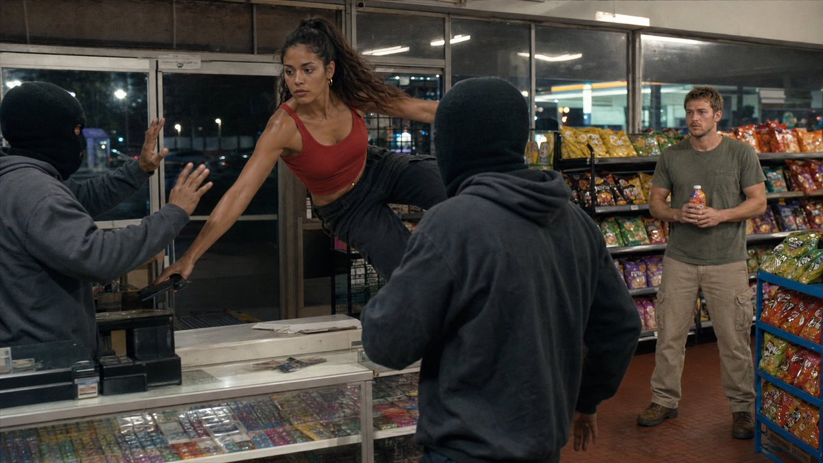 Convenience Store Fight Scene