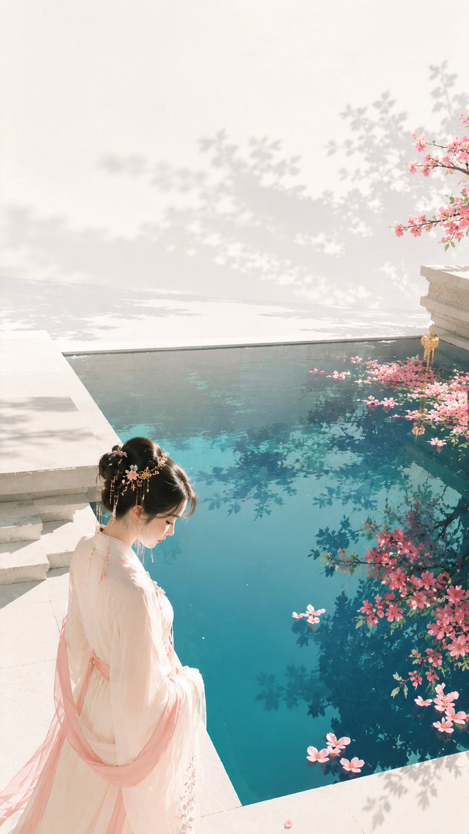 Oriental Zen Mirror Pond