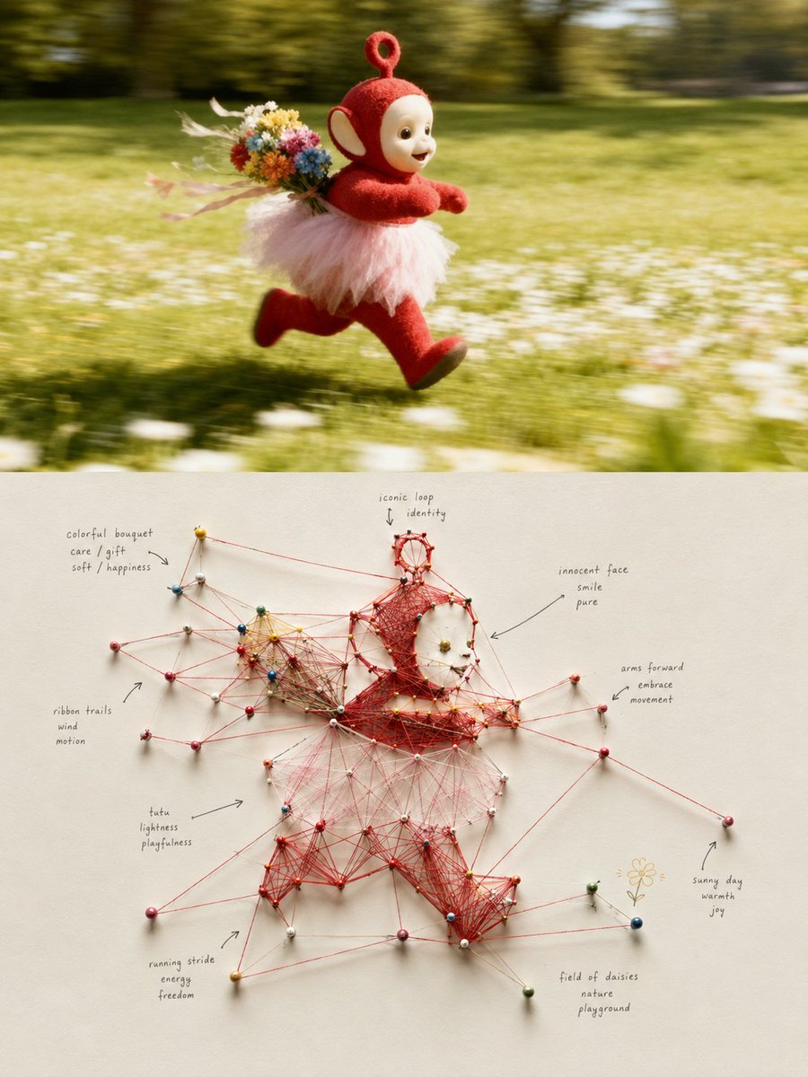 Handcrafted String Visualization Map