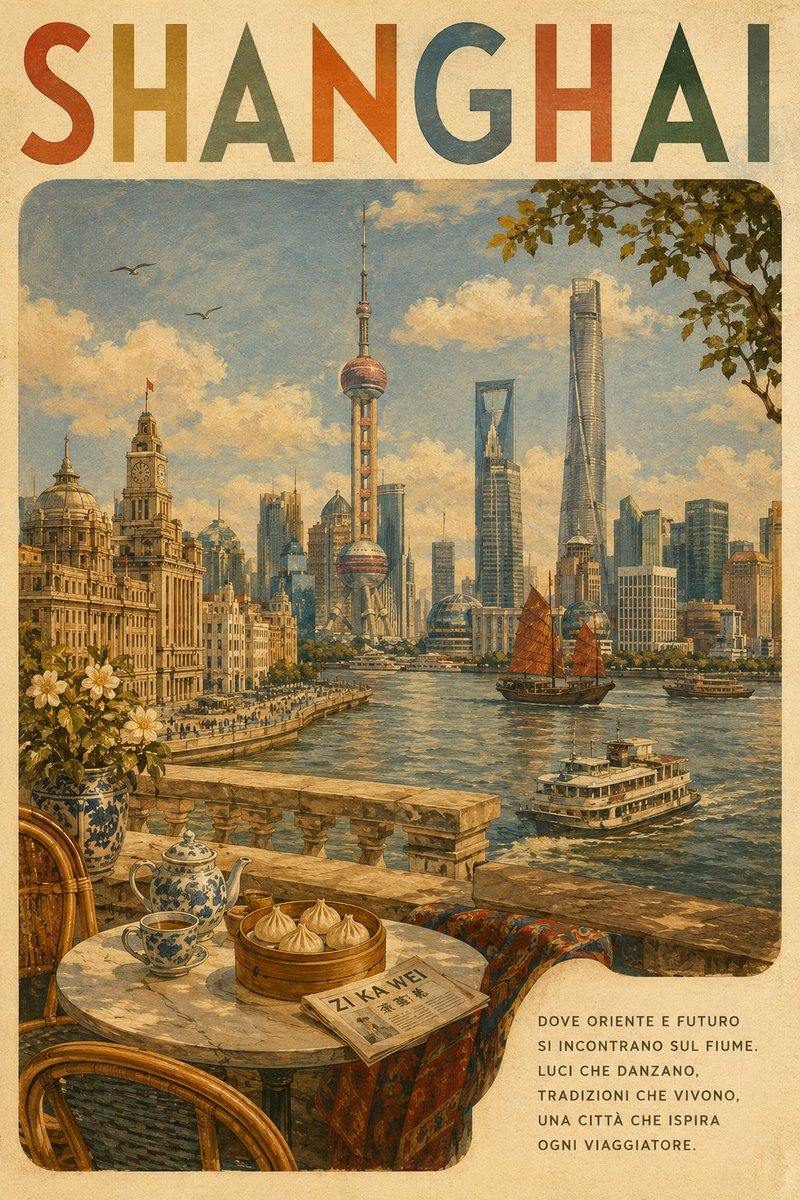 Authentic Vintage Travel Poster