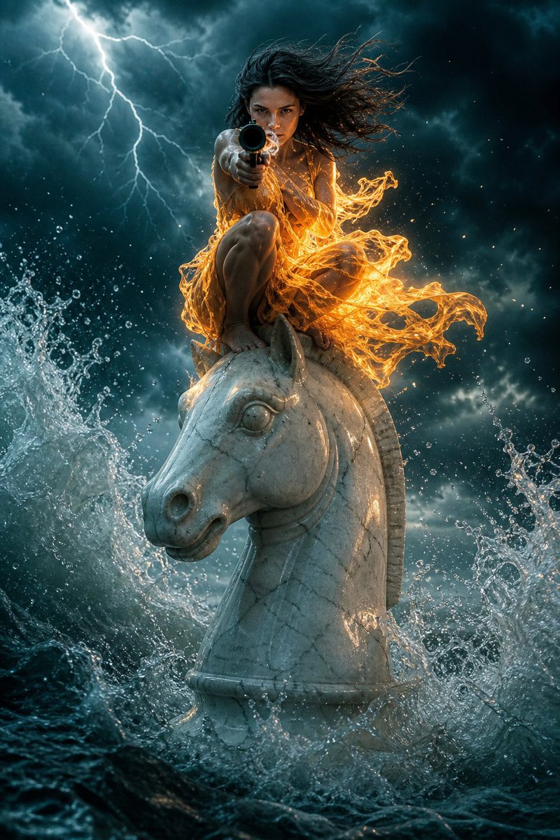 Surreal Action Sea Chess Knight