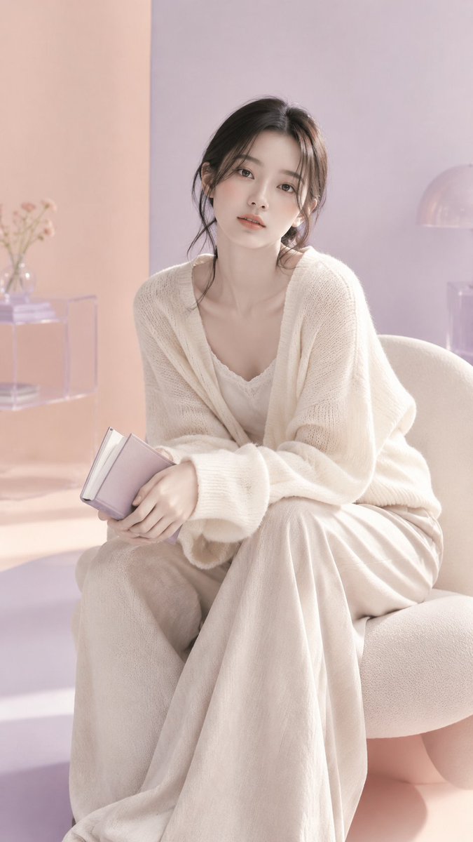 Korean Minimalist Fashion Portrait