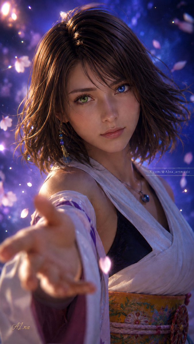 Cinematic Yuna Fantasy Portrait