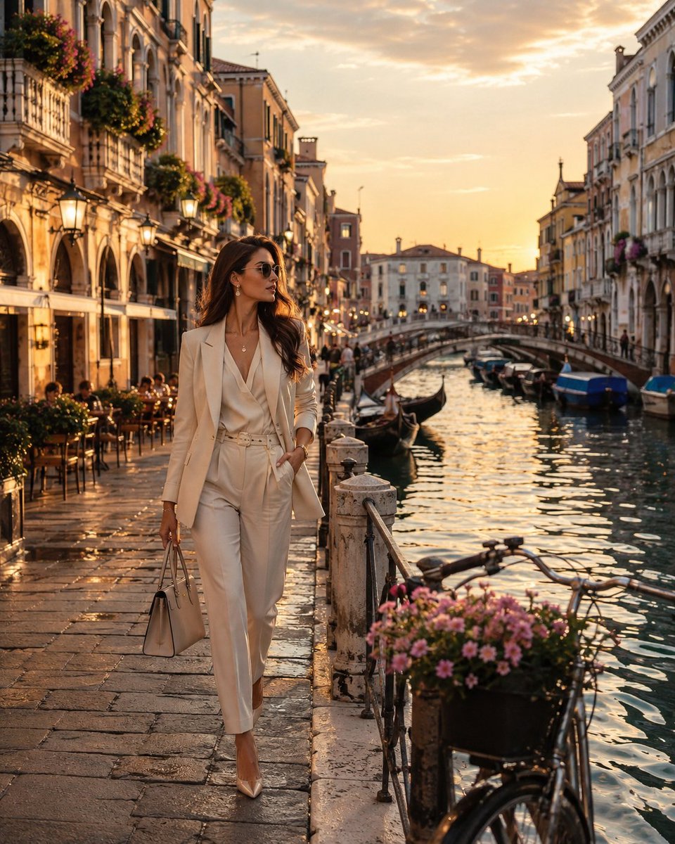 Cinematic Venetian Fashion Editorial