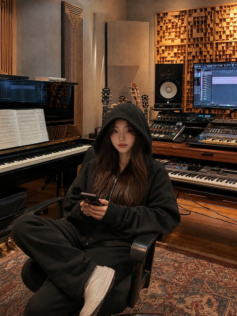 Home Music Studio Lifestyle Portrait