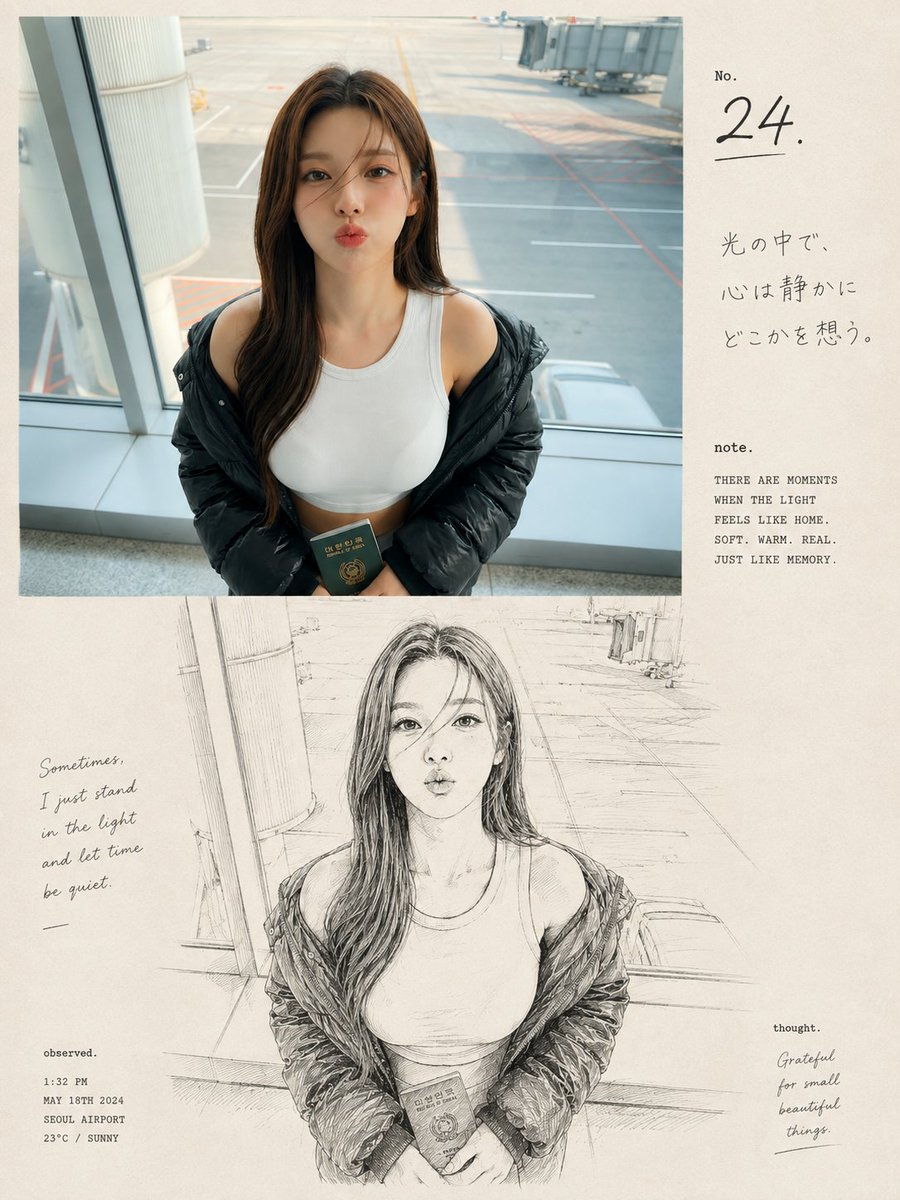 Airport Passport Artbook Page