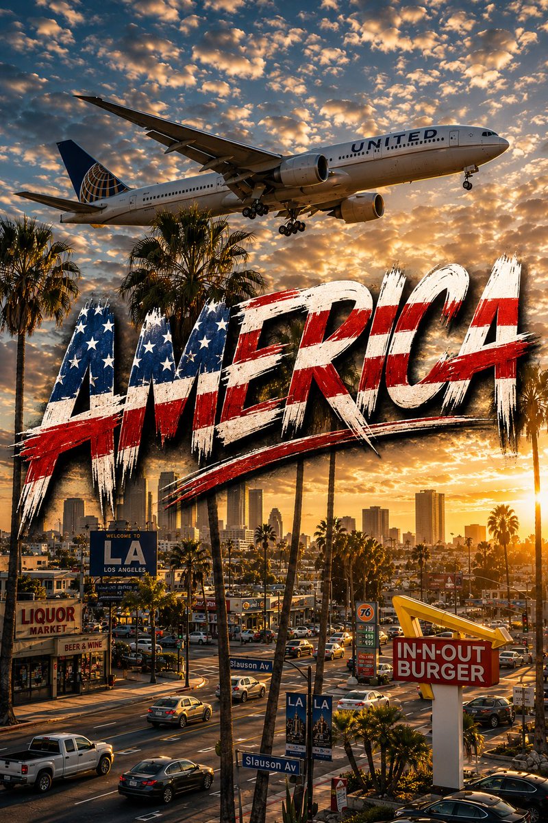 American Aviation Skyline Poster