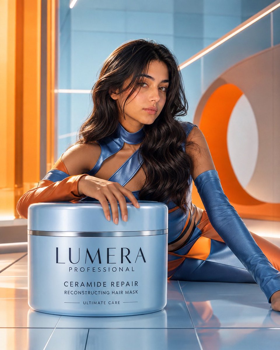 Luxury Surreal Hair-Care Ad