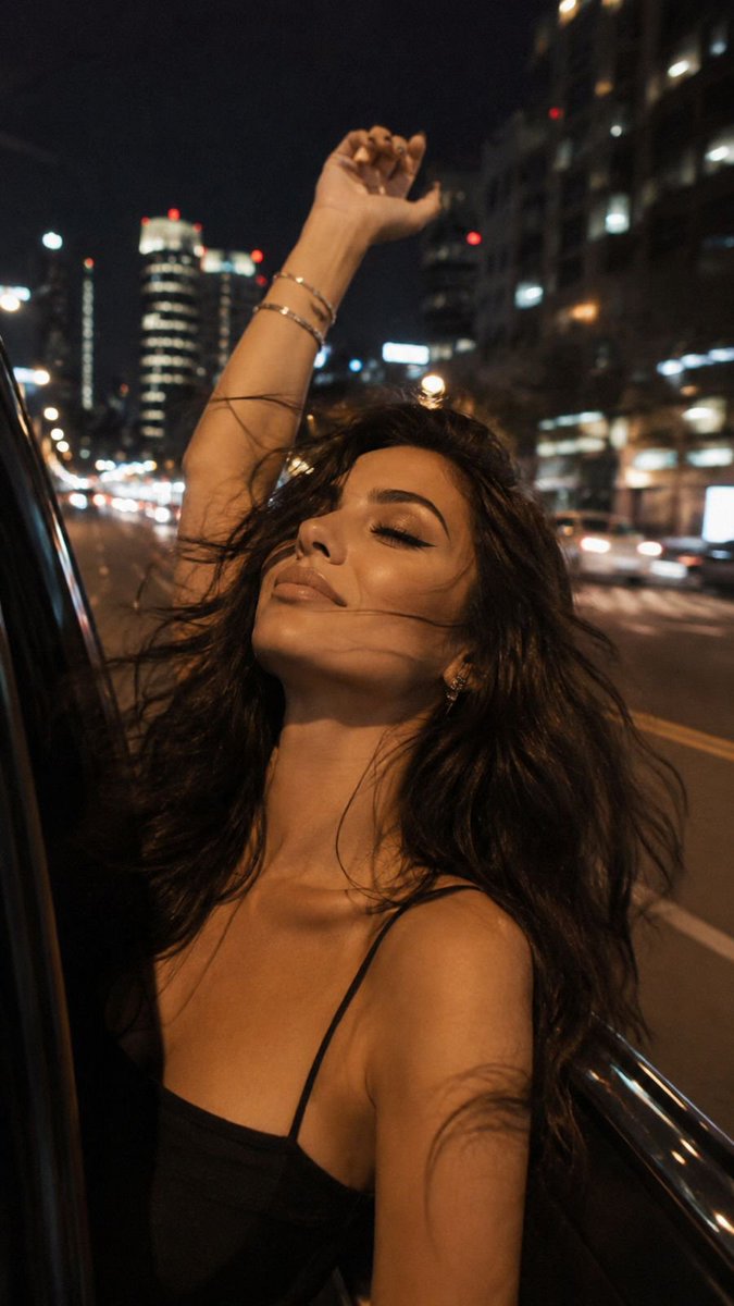 Candid Night Motion Portrait