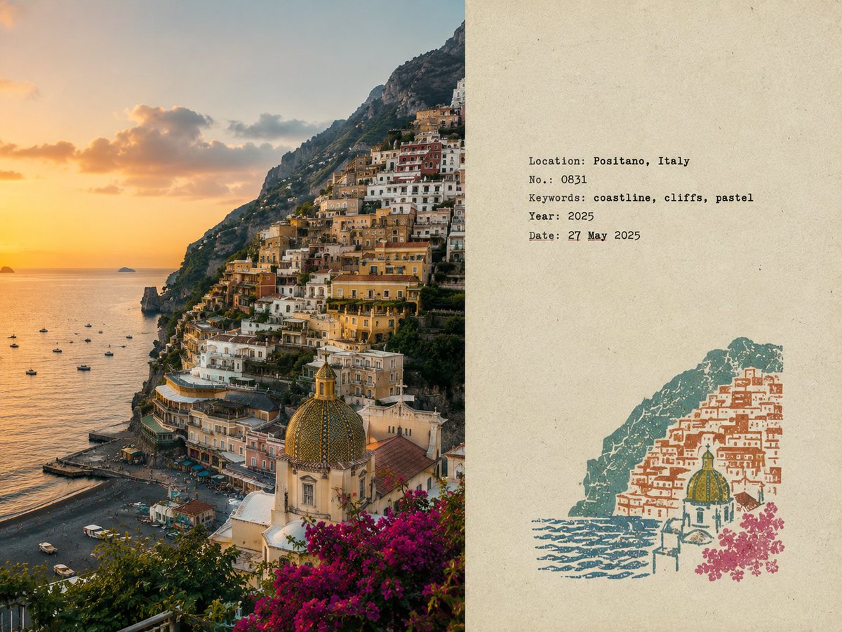 Travel Field Notes Collector Poster