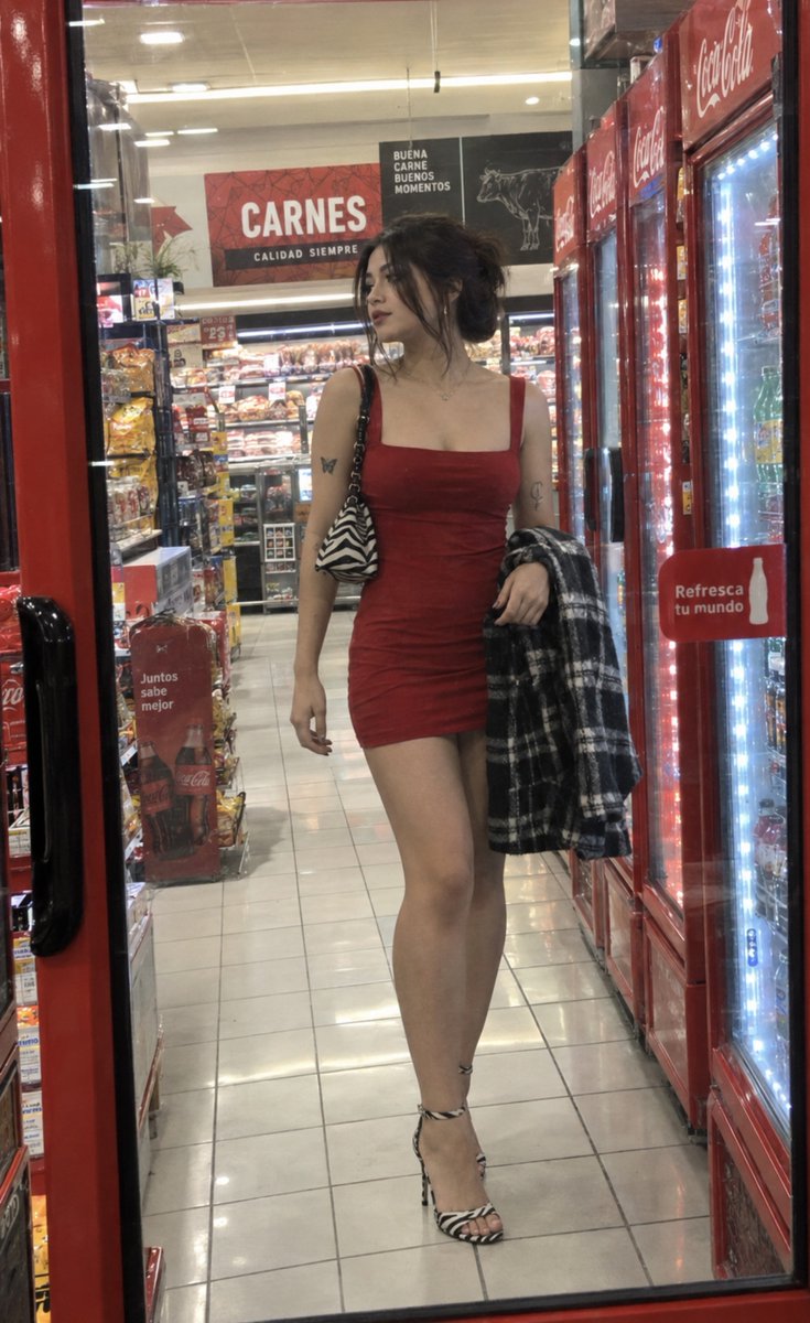 Convenience Store Candid Fashion Portrait