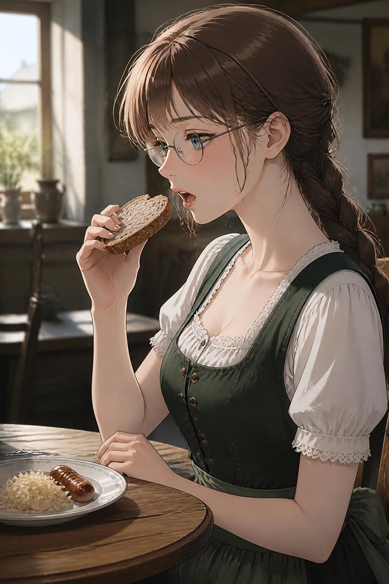 German Sausage Breakfast Plate