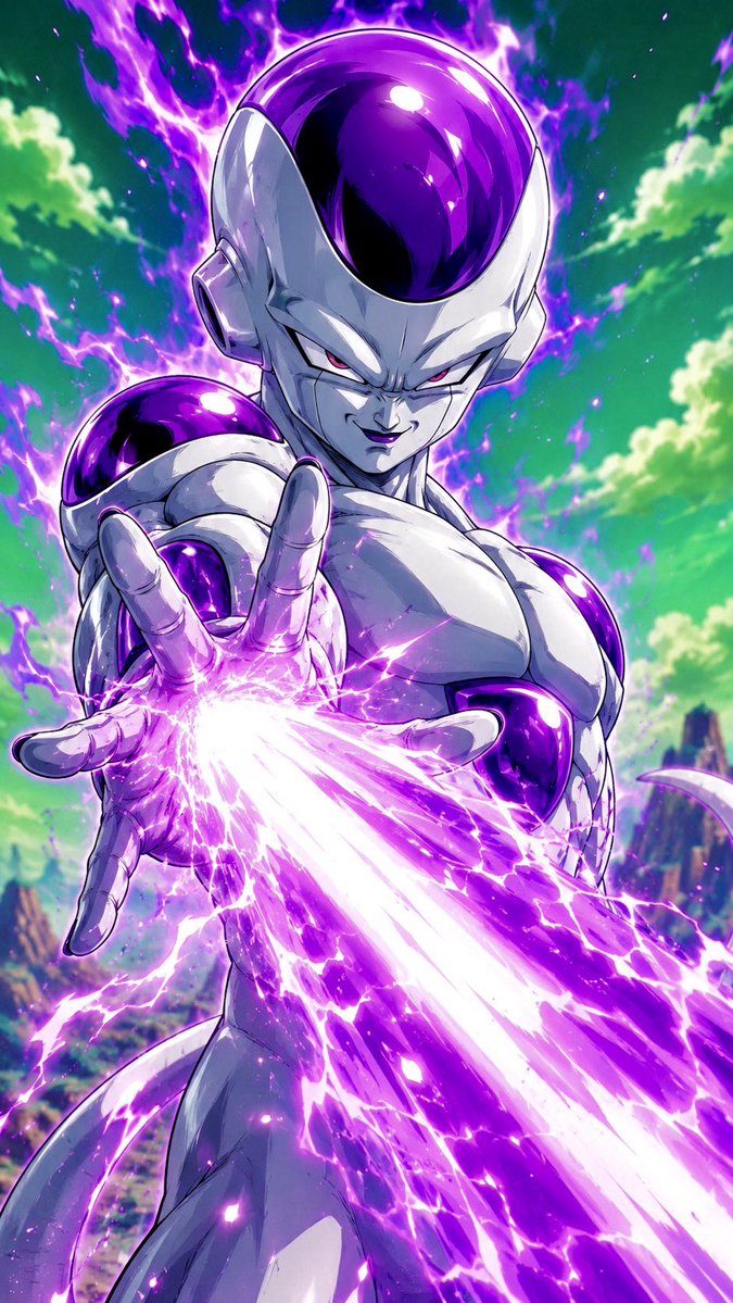 Anime Style Frieza Character Art Prompt