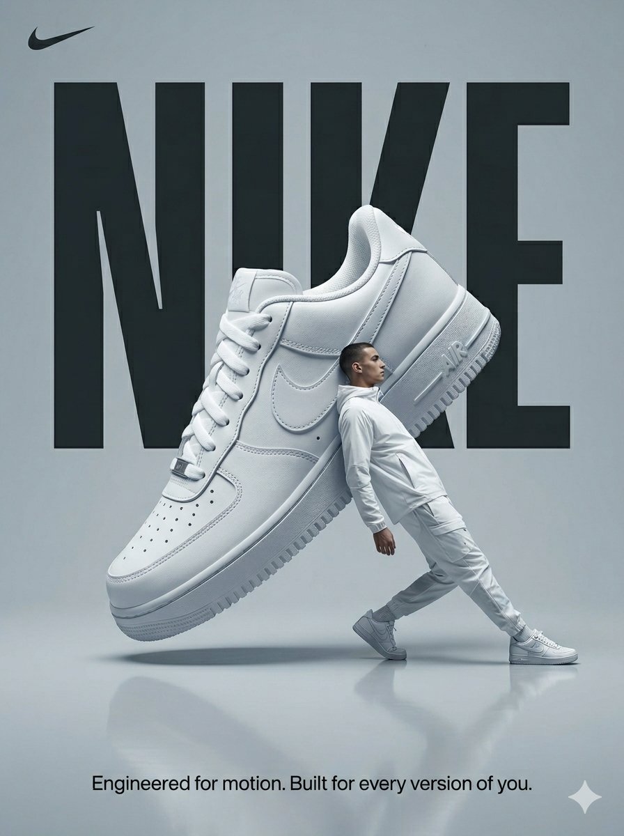 Surrealist Nike Advertising Poster