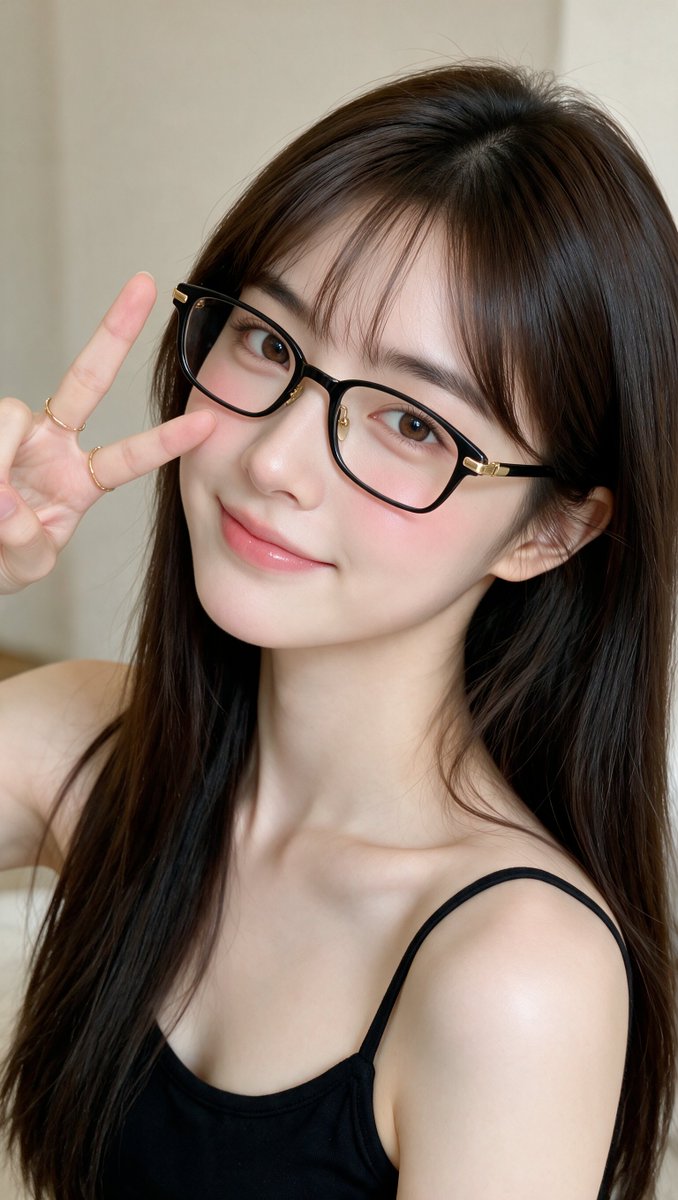 Realistic East Asian Woman Portrait
