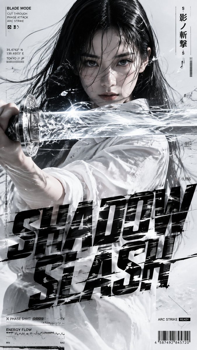 Shadow Slash Action Poster