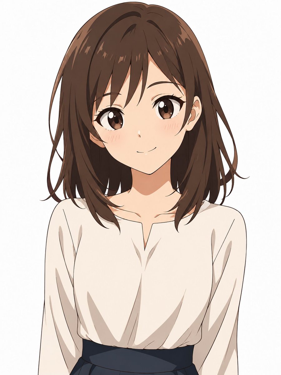 Soft Anime Girl Portrait