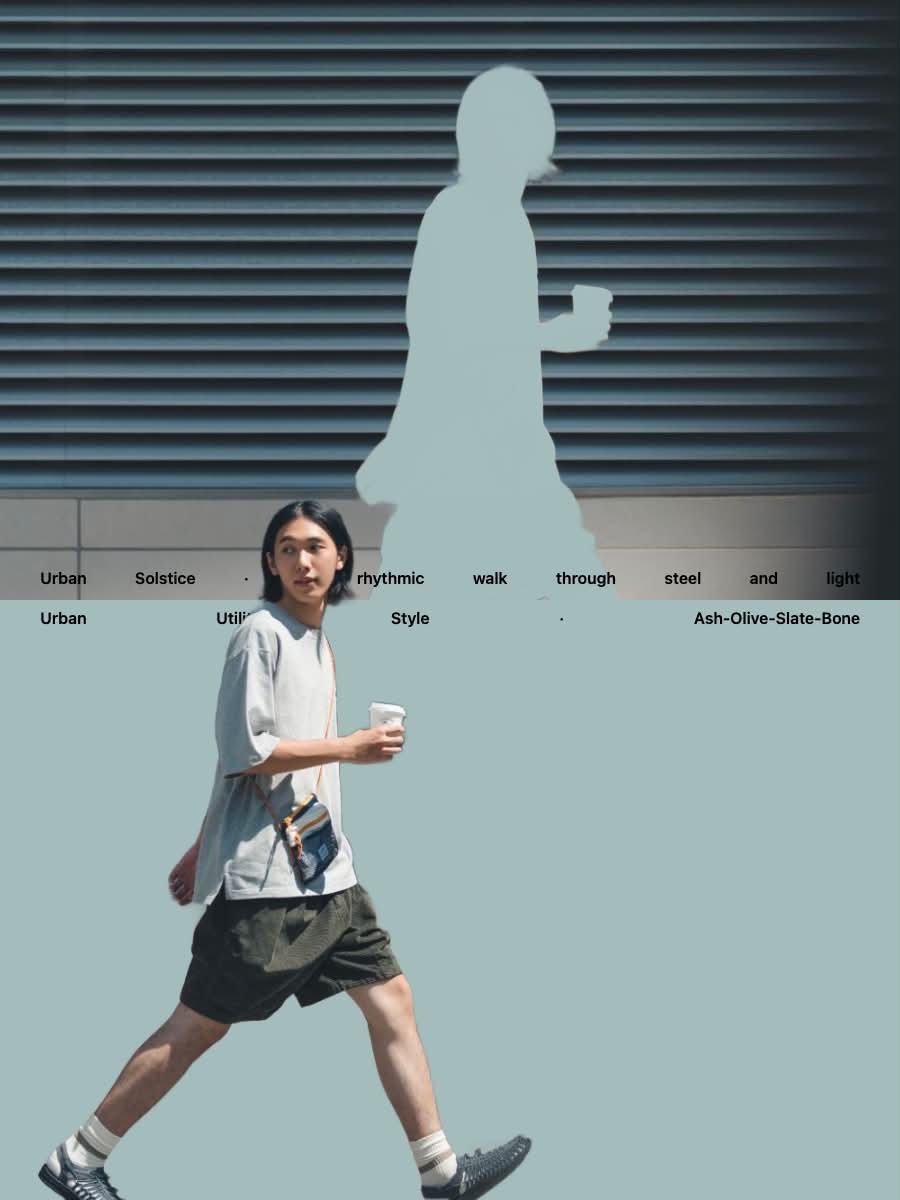 Japanese Minimalist Urban Fashion Campaign