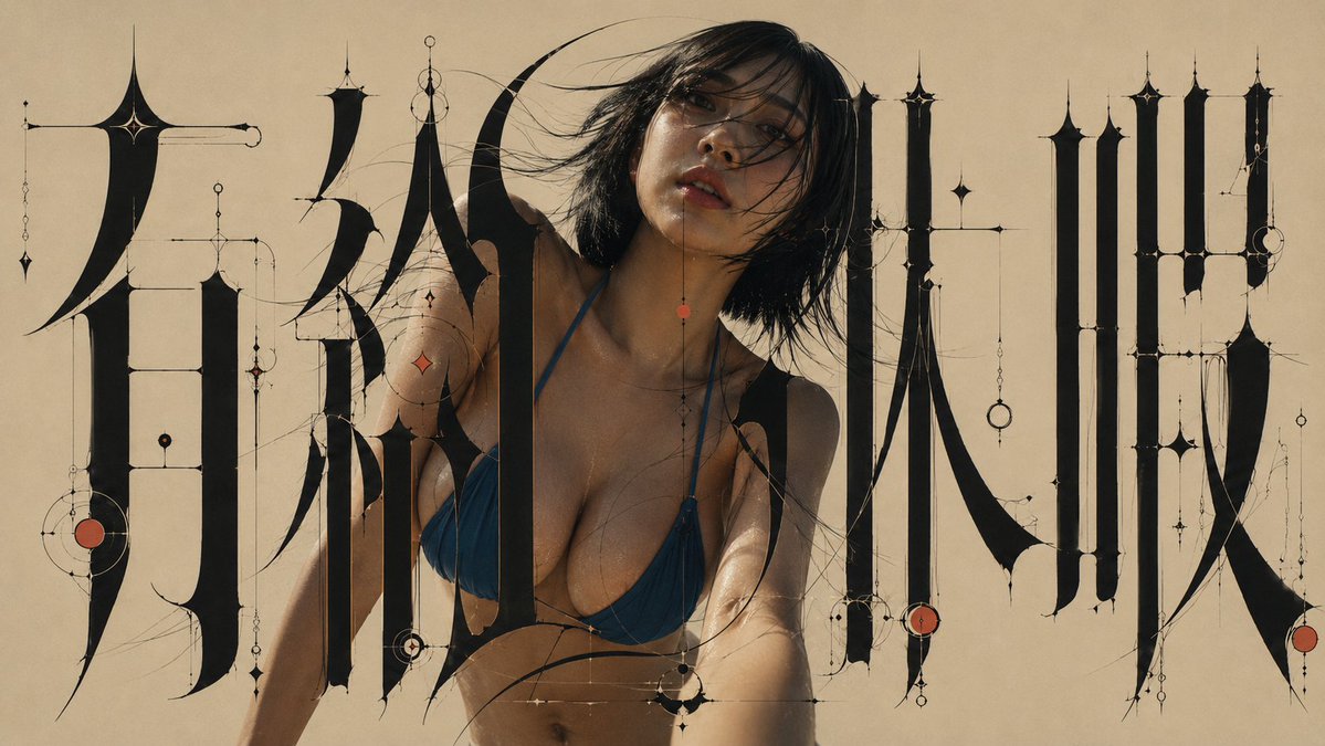Architectural Typographic Portrait Fusion