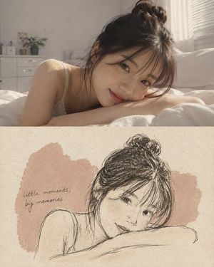 Retro Mixed Media Memory Card — 把上传的照片转成一张竖版 4:5 混合媒介记忆卡，上下严格 50/50 对分。上半部分：原照片完全不动，主体、构图、光线、色彩和细节全部保留，只加一层细微的胶片颗粒。下半部分：{argument name="材质" default="暖白色手工纸"}，能看