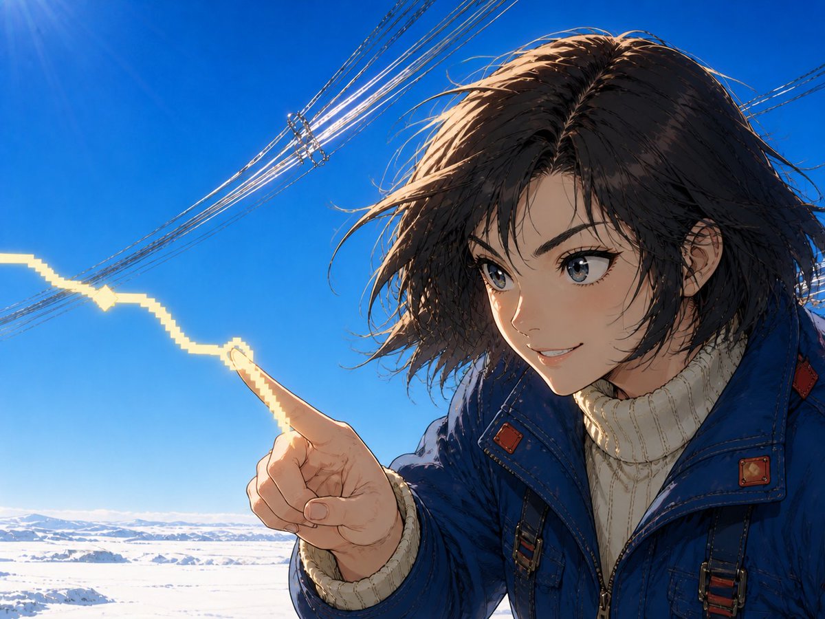 Infographic / Edu Visual - Anime Woman Pointing at Growth Arrow example image 2
